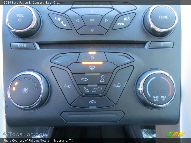 Sunset / Earth Gray 2014 Ford Fusion S