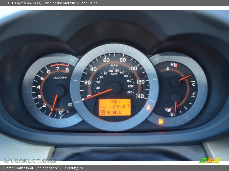 Pacific Blue Metallic / Sand Beige 2011 Toyota RAV4 I4