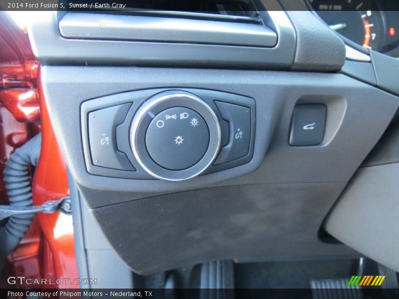Sunset / Earth Gray 2014 Ford Fusion S