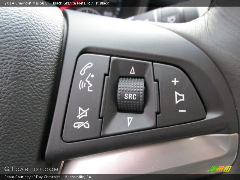 Black Granite Metallic / Jet Black 2014 Chevrolet Malibu LT