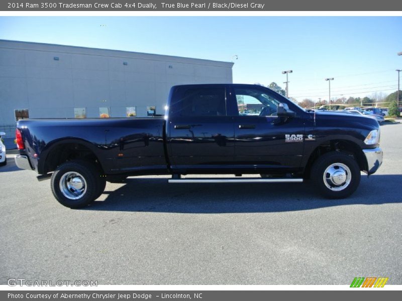 True Blue Pearl / Black/Diesel Gray 2014 Ram 3500 Tradesman Crew Cab 4x4 Dually