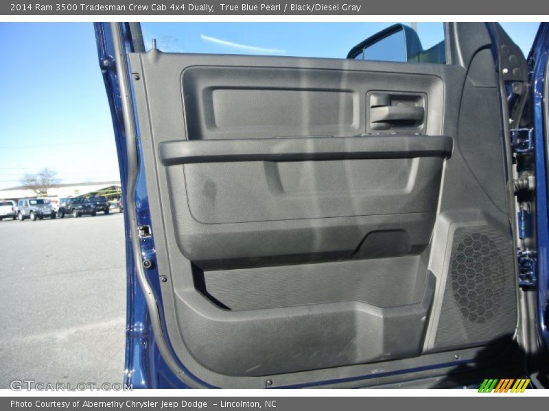 True Blue Pearl / Black/Diesel Gray 2014 Ram 3500 Tradesman Crew Cab 4x4 Dually