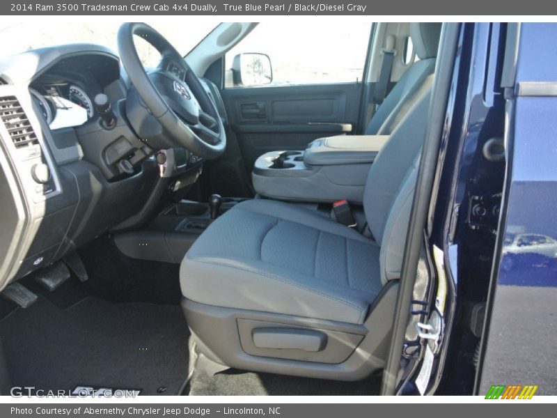 True Blue Pearl / Black/Diesel Gray 2014 Ram 3500 Tradesman Crew Cab 4x4 Dually