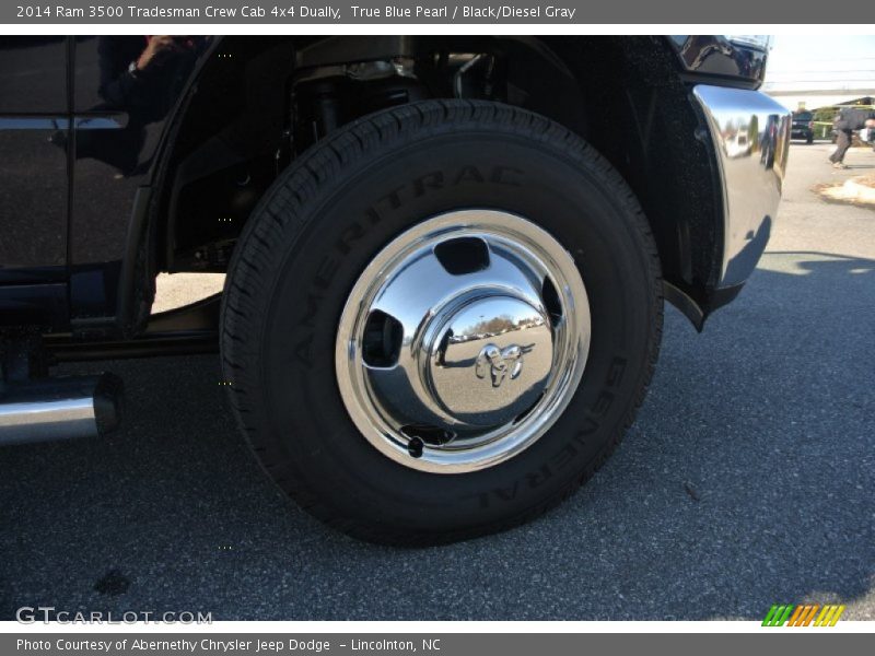 True Blue Pearl / Black/Diesel Gray 2014 Ram 3500 Tradesman Crew Cab 4x4 Dually