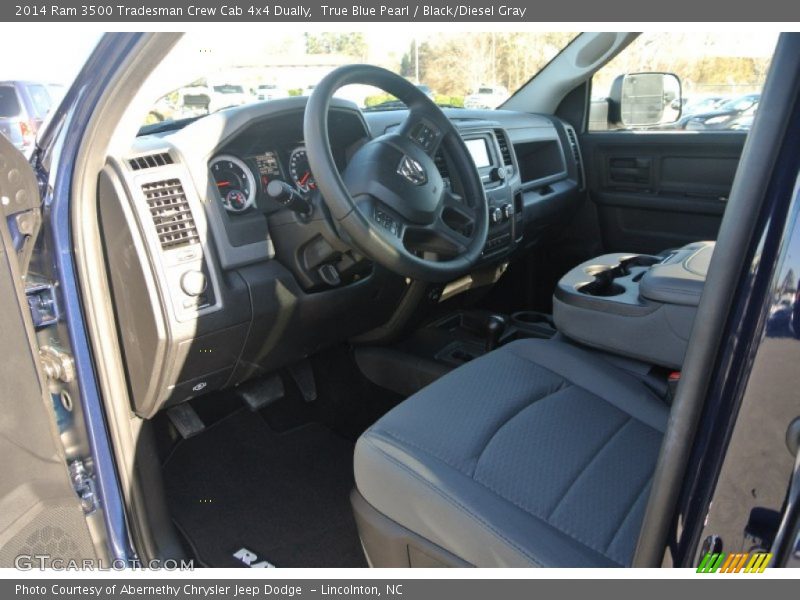 True Blue Pearl / Black/Diesel Gray 2014 Ram 3500 Tradesman Crew Cab 4x4 Dually