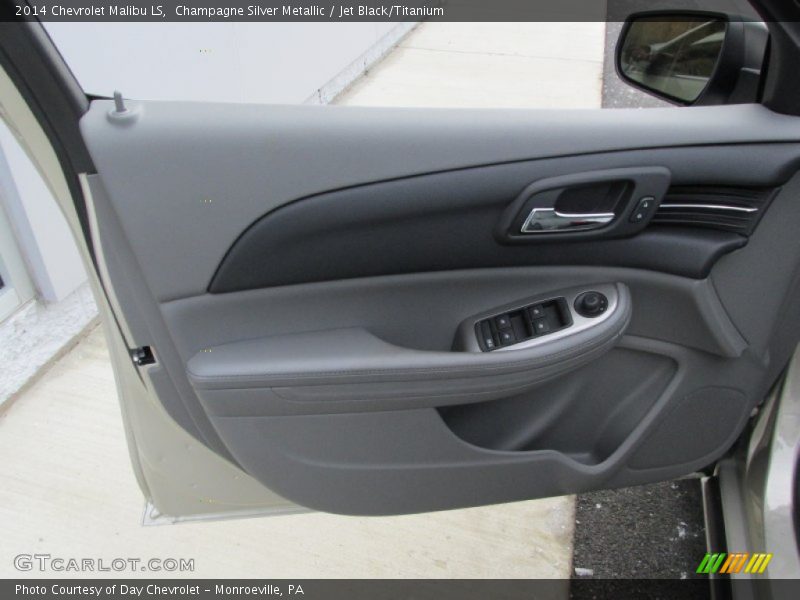 Champagne Silver Metallic / Jet Black/Titanium 2014 Chevrolet Malibu LS