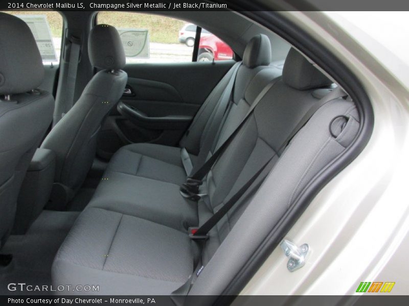 Champagne Silver Metallic / Jet Black/Titanium 2014 Chevrolet Malibu LS