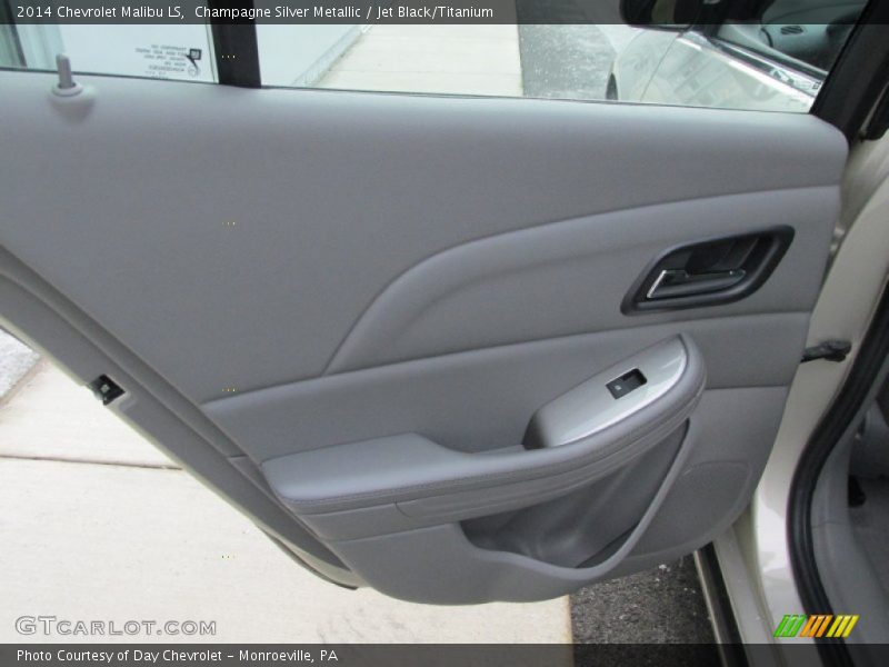 Champagne Silver Metallic / Jet Black/Titanium 2014 Chevrolet Malibu LS