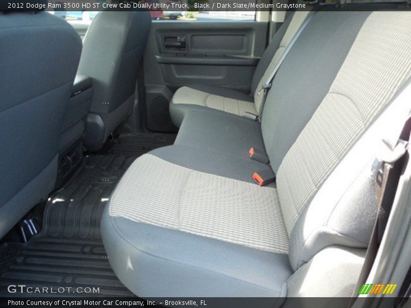 Black / Dark Slate/Medium Graystone 2012 Dodge Ram 3500 HD ST Crew Cab Dually Utility Truck