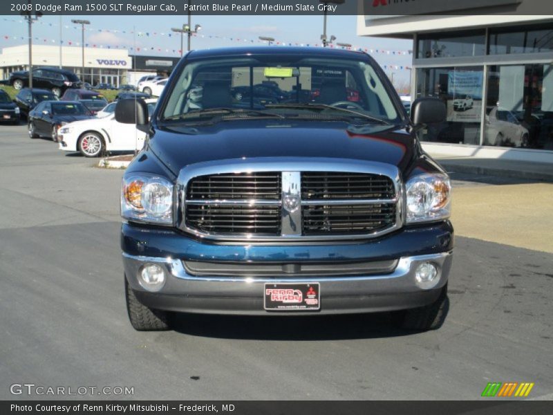 Patriot Blue Pearl / Medium Slate Gray 2008 Dodge Ram 1500 SLT Regular Cab