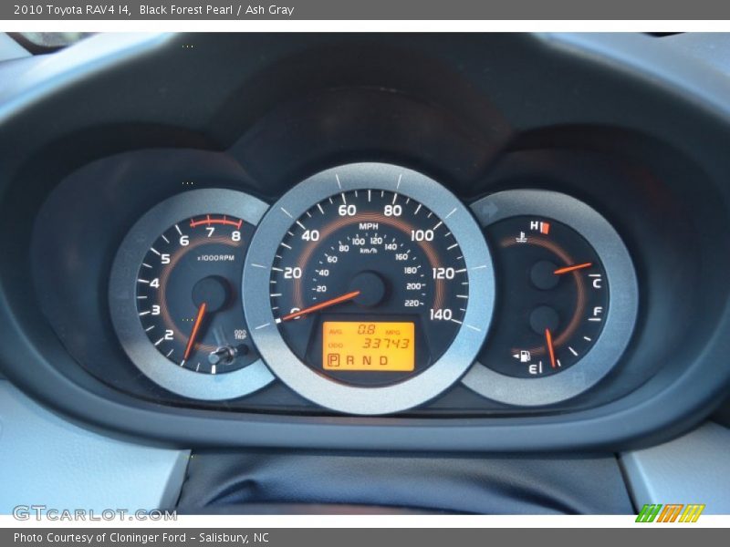 Black Forest Pearl / Ash Gray 2010 Toyota RAV4 I4