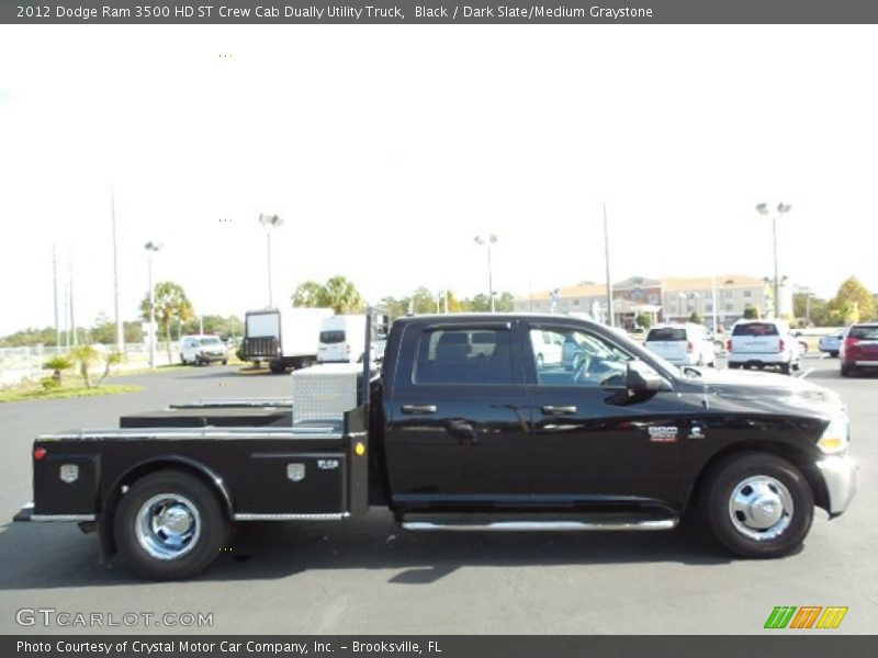 Black / Dark Slate/Medium Graystone 2012 Dodge Ram 3500 HD ST Crew Cab Dually Utility Truck