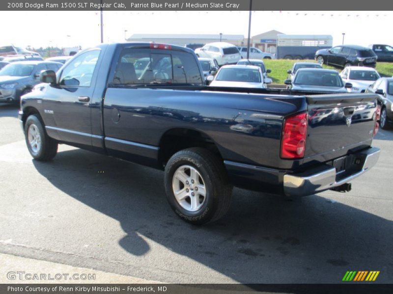 Patriot Blue Pearl / Medium Slate Gray 2008 Dodge Ram 1500 SLT Regular Cab