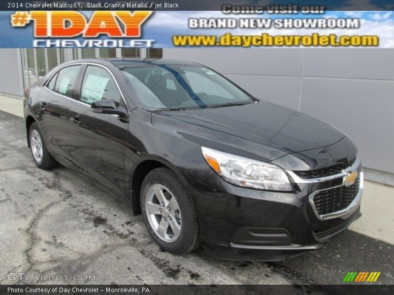 Black Granite Metallic / Jet Black 2014 Chevrolet Malibu LT