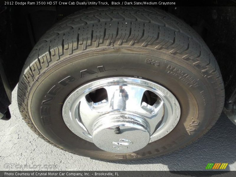 Black / Dark Slate/Medium Graystone 2012 Dodge Ram 3500 HD ST Crew Cab Dually Utility Truck