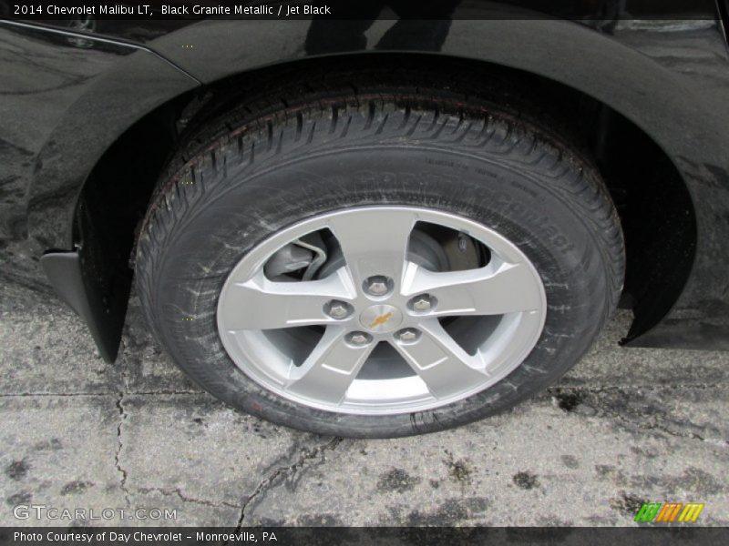 Black Granite Metallic / Jet Black 2014 Chevrolet Malibu LT