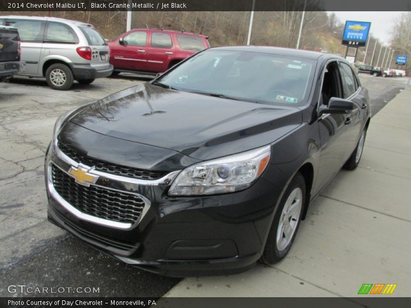 Black Granite Metallic / Jet Black 2014 Chevrolet Malibu LT