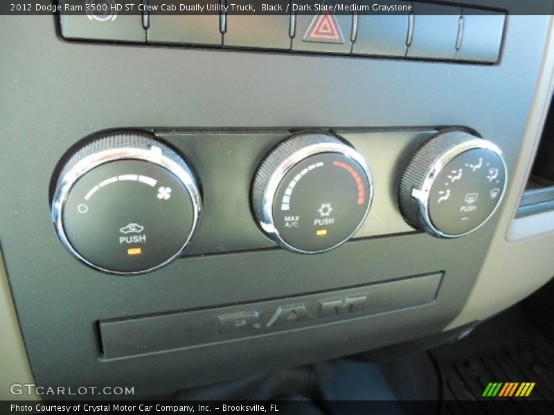 Black / Dark Slate/Medium Graystone 2012 Dodge Ram 3500 HD ST Crew Cab Dually Utility Truck