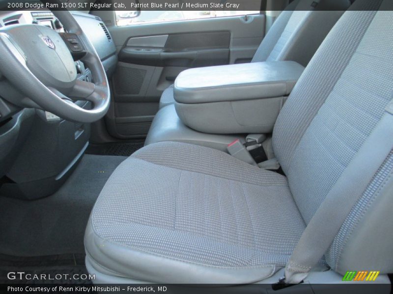 Patriot Blue Pearl / Medium Slate Gray 2008 Dodge Ram 1500 SLT Regular Cab