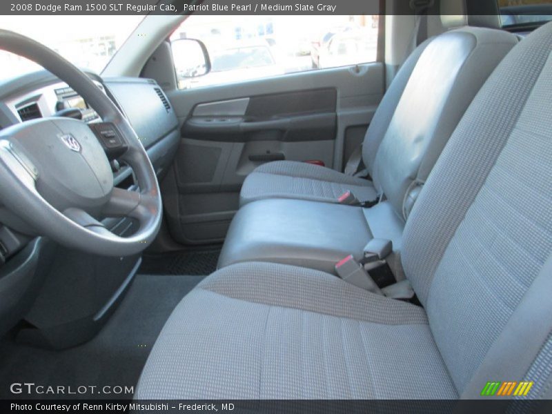 Patriot Blue Pearl / Medium Slate Gray 2008 Dodge Ram 1500 SLT Regular Cab