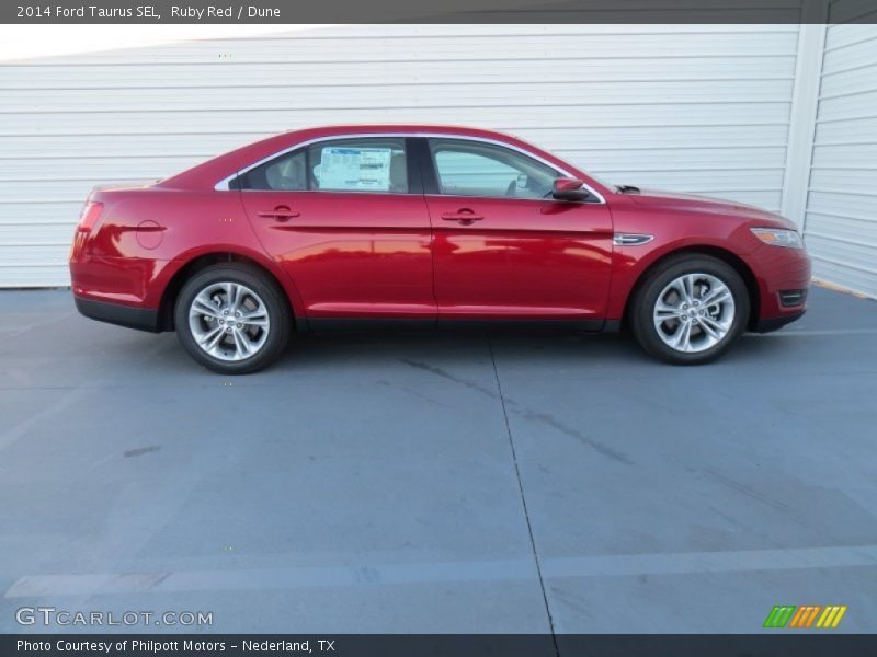 Ruby Red / Dune 2014 Ford Taurus SEL