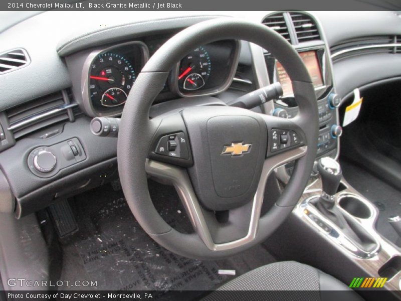 Black Granite Metallic / Jet Black 2014 Chevrolet Malibu LT