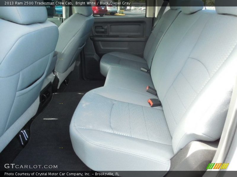 Rear Seat of 2013 2500 Tradesman Crew Cab