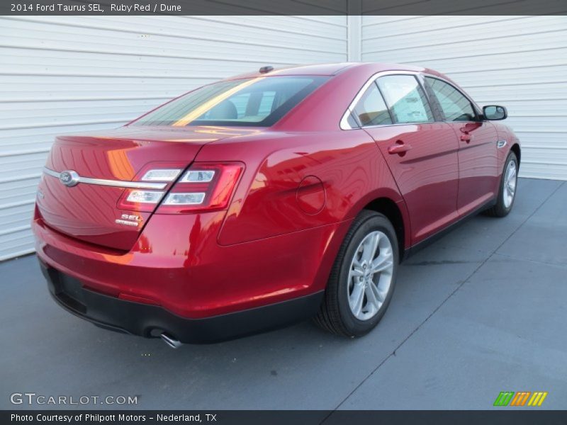 Ruby Red / Dune 2014 Ford Taurus SEL