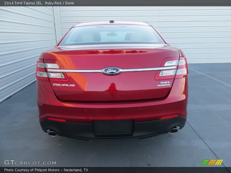 Ruby Red / Dune 2014 Ford Taurus SEL