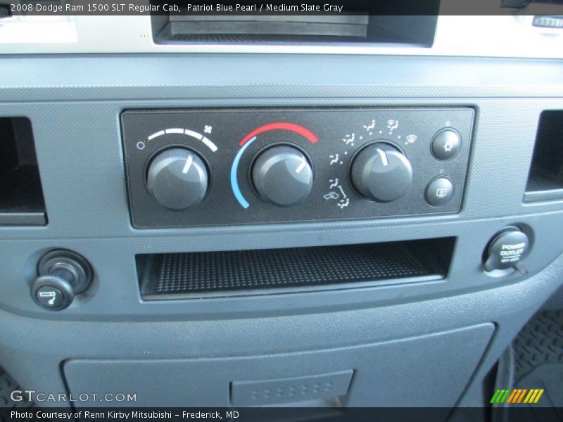 Patriot Blue Pearl / Medium Slate Gray 2008 Dodge Ram 1500 SLT Regular Cab