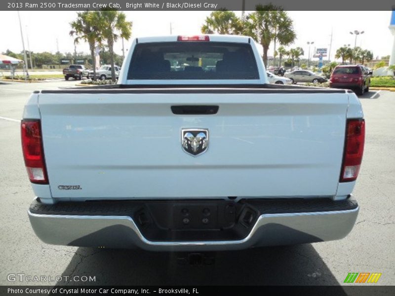 Bright White / Black/Diesel Gray 2013 Ram 2500 Tradesman Crew Cab