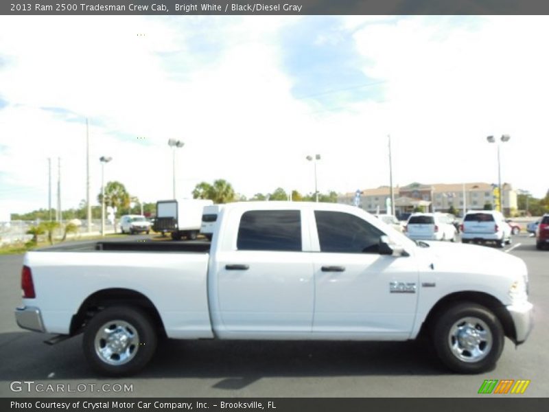 Bright White / Black/Diesel Gray 2013 Ram 2500 Tradesman Crew Cab