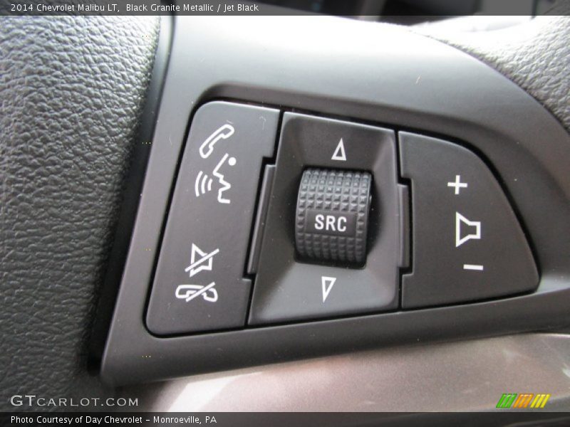 Black Granite Metallic / Jet Black 2014 Chevrolet Malibu LT