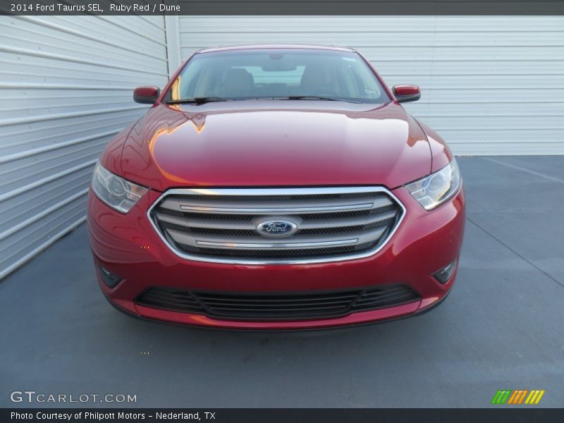 Ruby Red / Dune 2014 Ford Taurus SEL