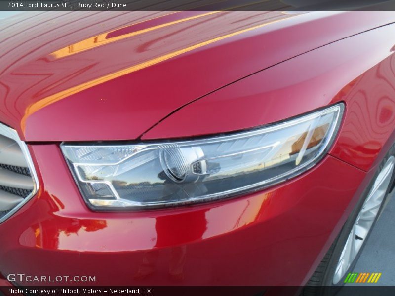 Ruby Red / Dune 2014 Ford Taurus SEL
