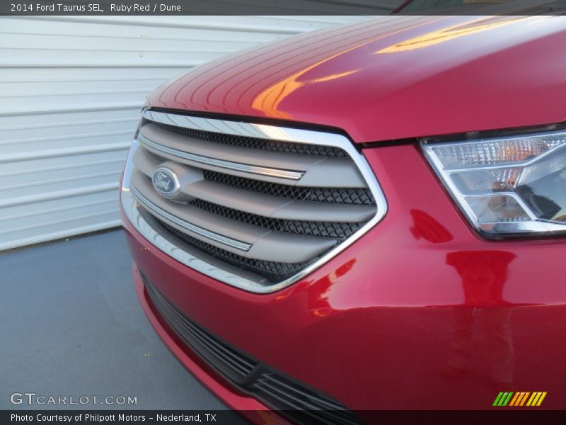 Ruby Red / Dune 2014 Ford Taurus SEL