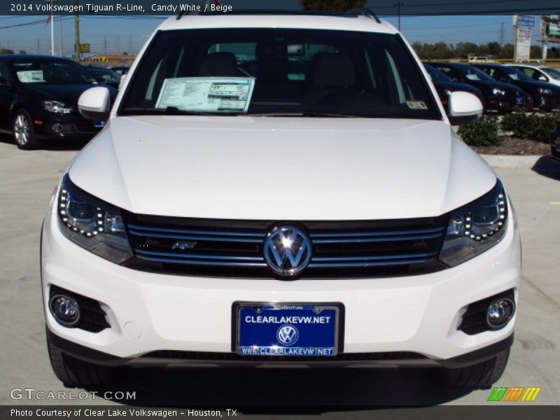 Candy White / Beige 2014 Volkswagen Tiguan R-Line