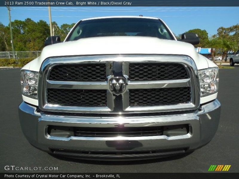 Bright White / Black/Diesel Gray 2013 Ram 2500 Tradesman Crew Cab