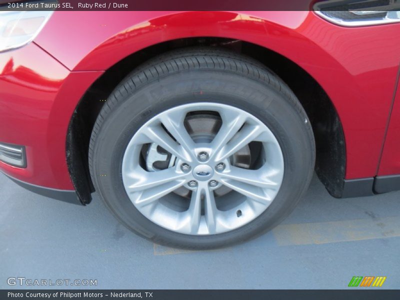 Ruby Red / Dune 2014 Ford Taurus SEL