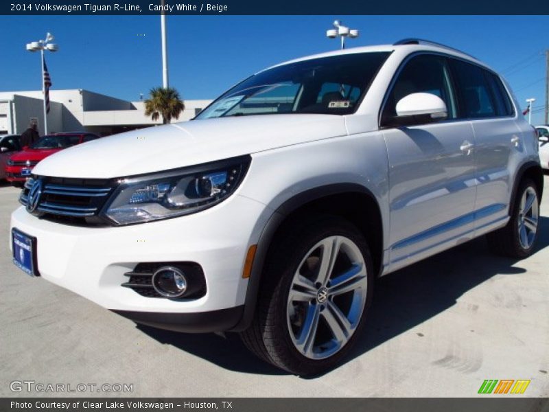 Candy White / Beige 2014 Volkswagen Tiguan R-Line