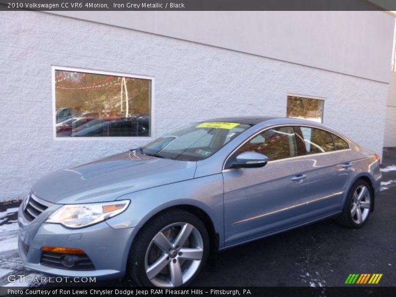 Iron Grey Metallic / Black 2010 Volkswagen CC VR6 4Motion