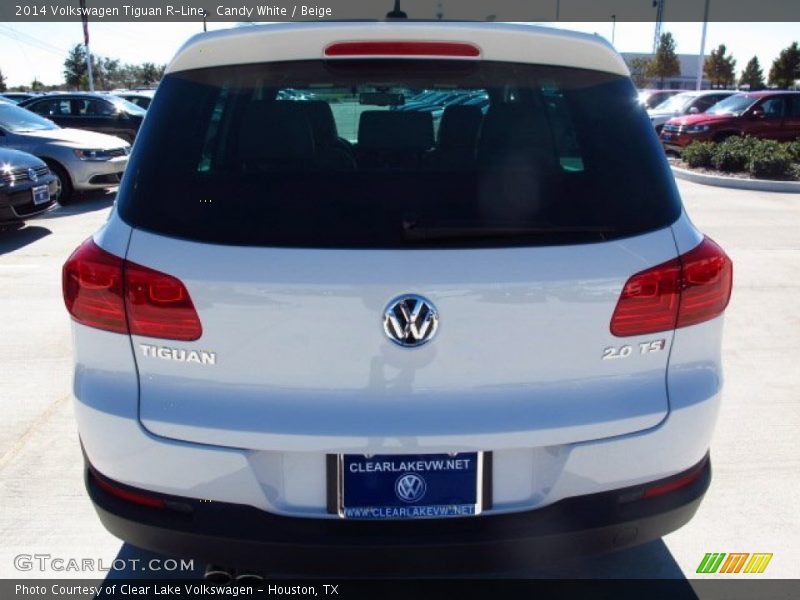Candy White / Beige 2014 Volkswagen Tiguan R-Line