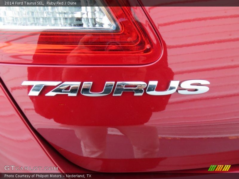 Ruby Red / Dune 2014 Ford Taurus SEL