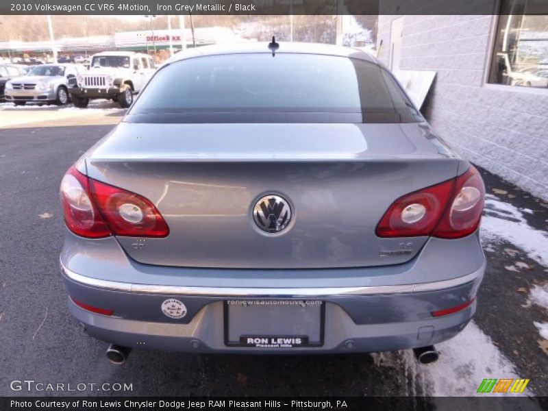 Iron Grey Metallic / Black 2010 Volkswagen CC VR6 4Motion