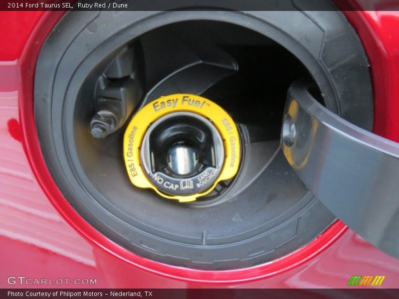 Ruby Red / Dune 2014 Ford Taurus SEL