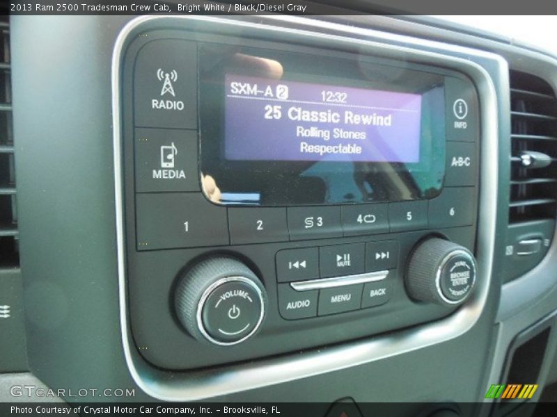 Bright White / Black/Diesel Gray 2013 Ram 2500 Tradesman Crew Cab