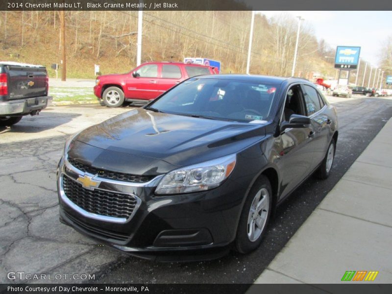 Black Granite Metallic / Jet Black 2014 Chevrolet Malibu LT