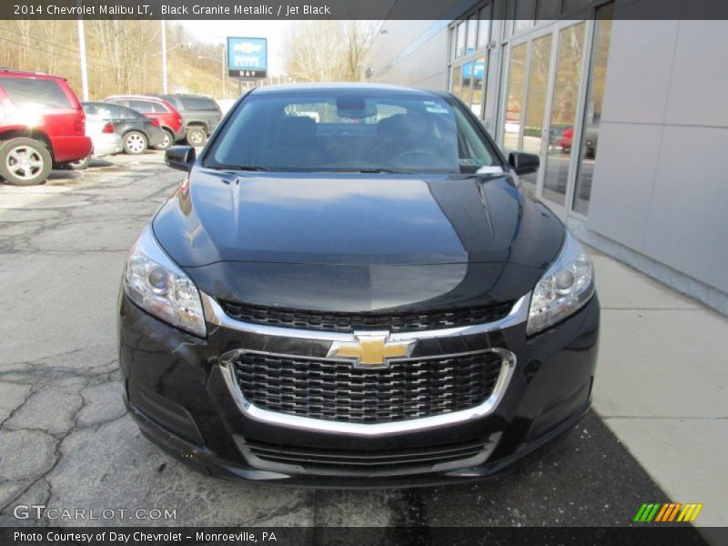 Black Granite Metallic / Jet Black 2014 Chevrolet Malibu LT