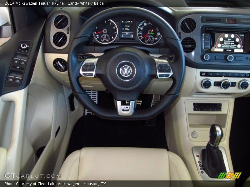 Candy White / Beige 2014 Volkswagen Tiguan R-Line