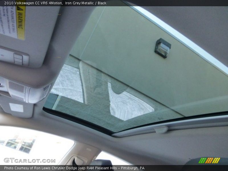 Iron Grey Metallic / Black 2010 Volkswagen CC VR6 4Motion